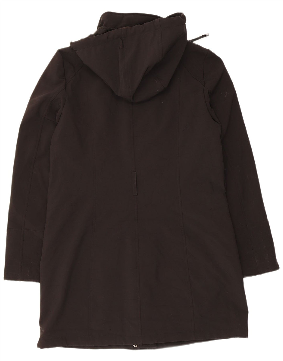 Giacca Parka con cappuccio da donna Dkny UK 12 medio poliestere nero