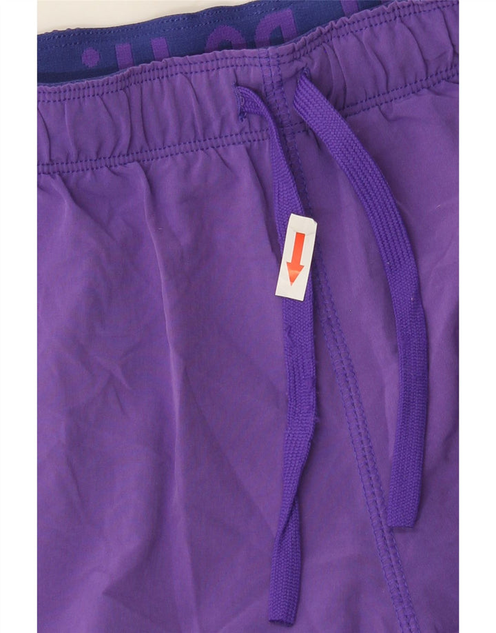 Nike Womens Dri Fit Sport Shorts UK 14 Medium Purple Polyester