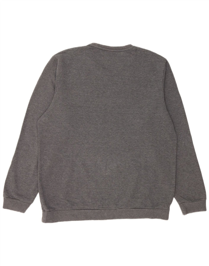 ADIDAS Mens Graphic Sweatshirt Jumper XL Grey