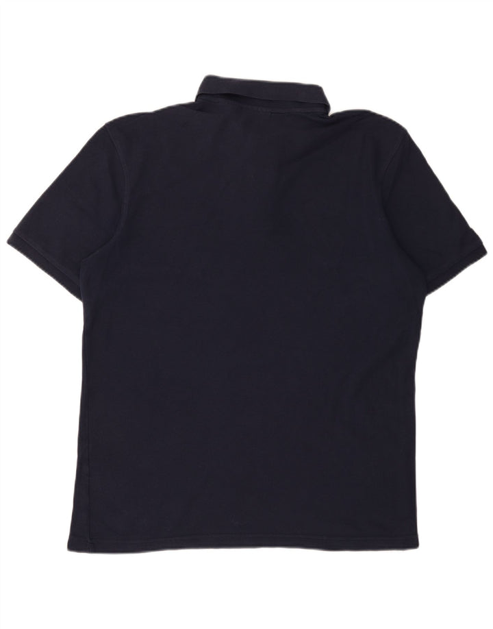 Fila Herren-Poloshirt aus mittlerer marineblauer Baumwolle