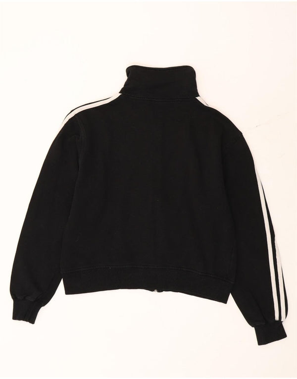 Adidas ženska gornja jakna kratke trenirke UK 18 XL crni pamuk