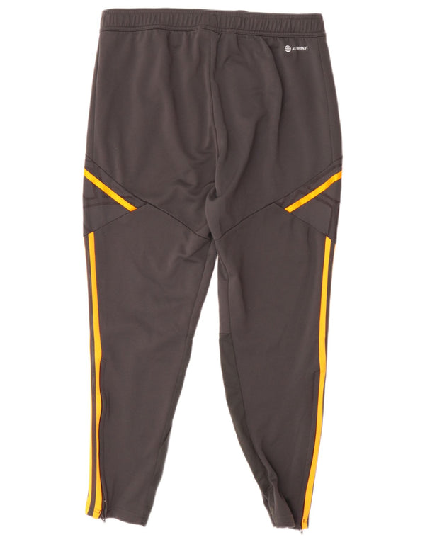 Adidas Herre Leeds United FC Træningsdragt Bukser Large Grå Polyester