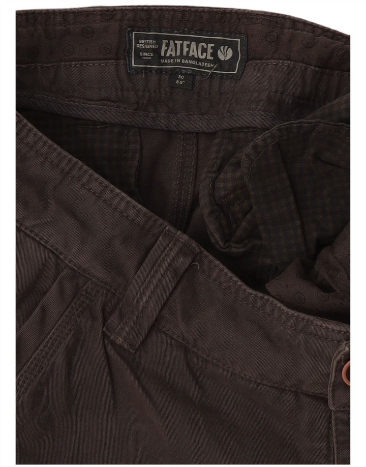 Fat Face Mens Chino Shorts W30 Medium Grey Cotton