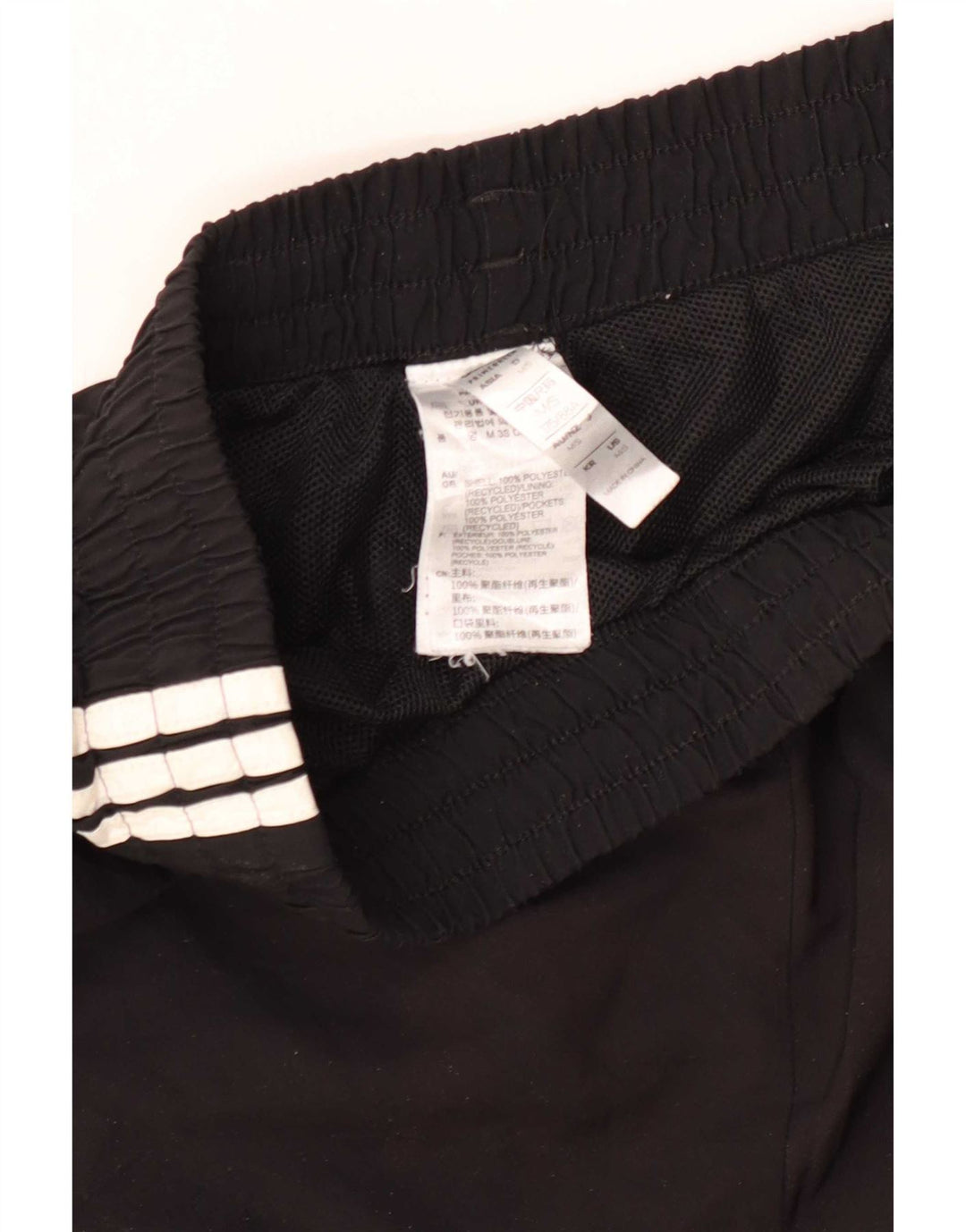 Męskie spodenki sportowe Adidas, średni czarny poliester