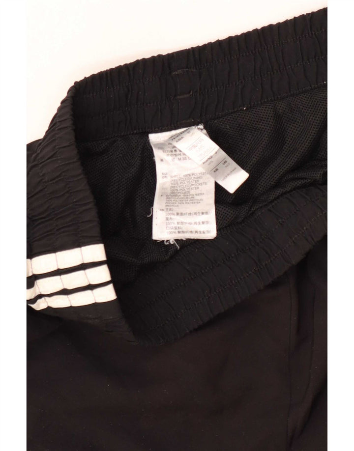 Męskie spodenki sportowe Adidas, średni czarny poliester