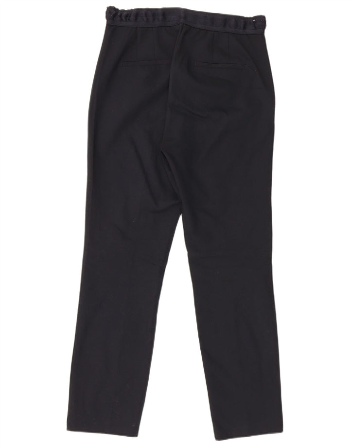 Zara Womens Slim Chino Trousers Medium W28 L27 Black