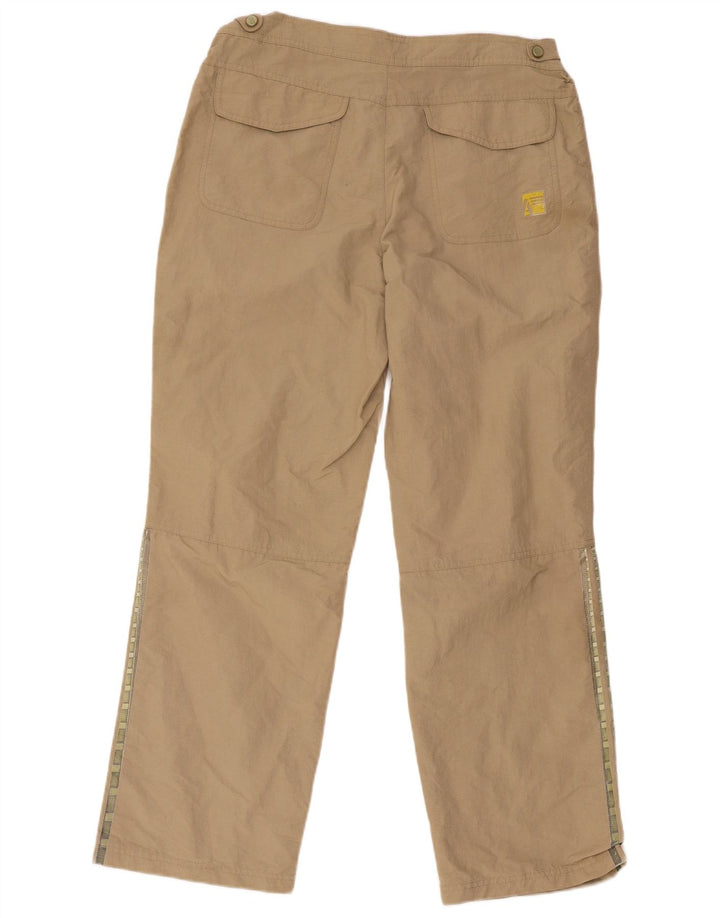 Adidas Mens Straight Chino Trousers Medium W32 L29 Beige Polyamide