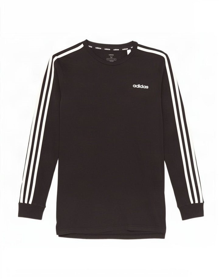 Adidas férfi felső, hosszú ujjú, közepes fekete pamut