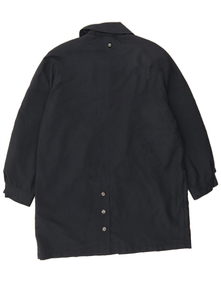 ENSIGN Womens Overcoat US 12 Large Navy Blue Polyester Vintage Ensign and Second-Hand Ensign from Messina Hembry 
