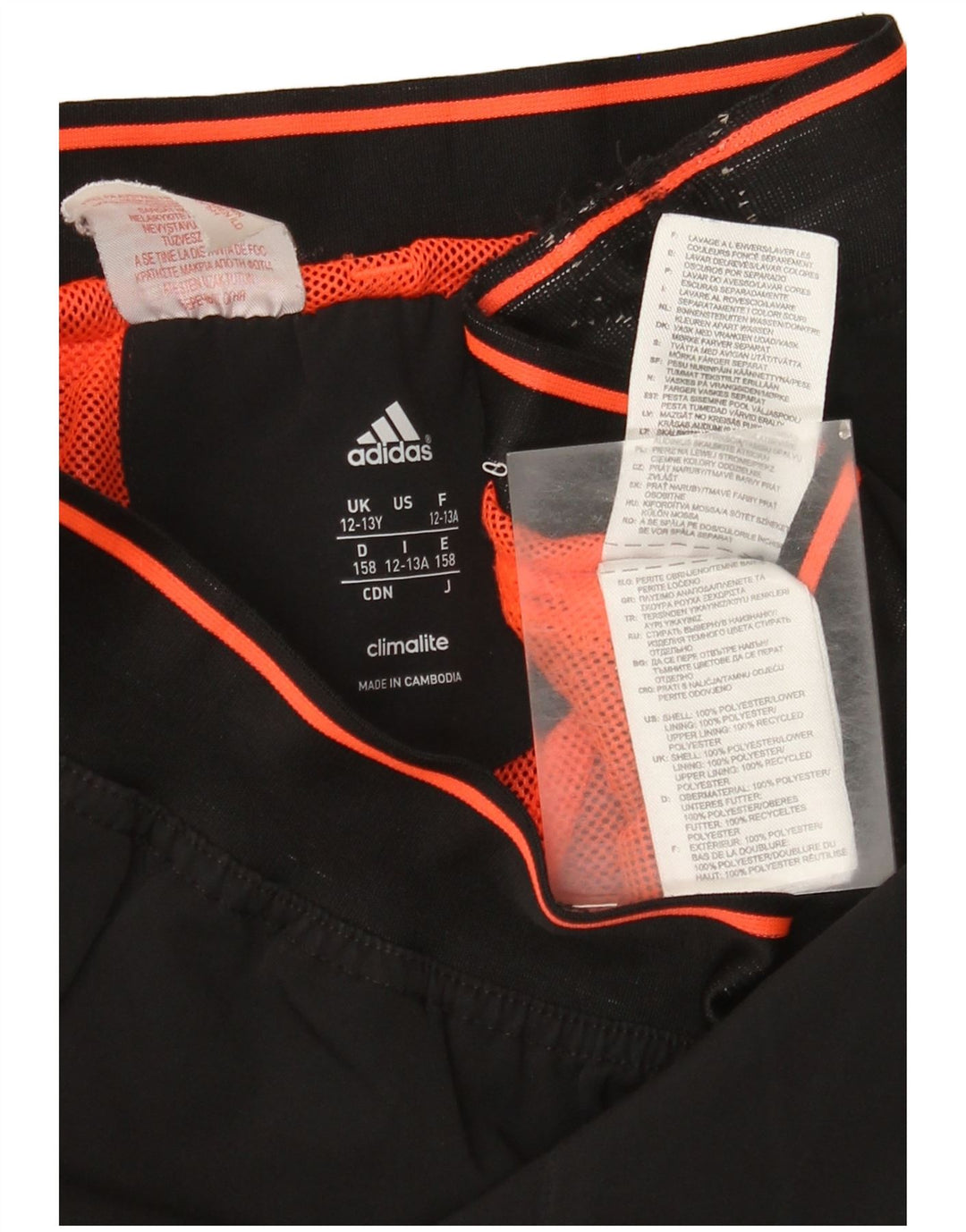 Pantaloni della tuta Adidas da ragazzo MESSI 12-13 anni in poliestere nero