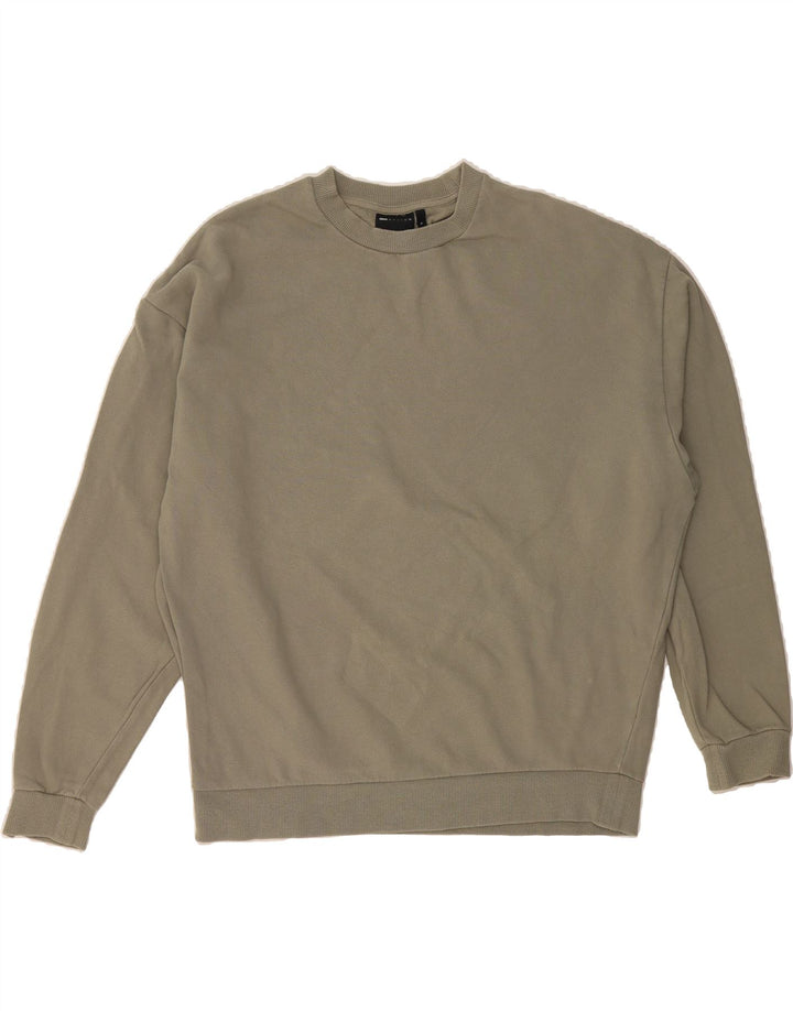 ASOS Mens Loose Fit Sweatshirt Jumper Small Grey Cotton Vintage Asos and Second-Hand Asos from Messina Hembry 