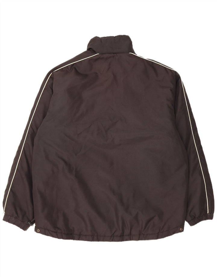 Kappa Veste coupe-vent pour homme UK 42 XL Noir Polyester