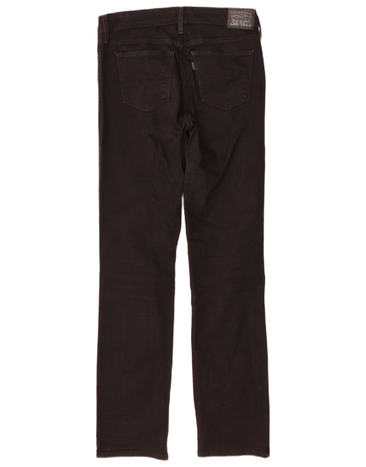 Levi's ženske 712 uske traperice W30 L32 crni pamuk