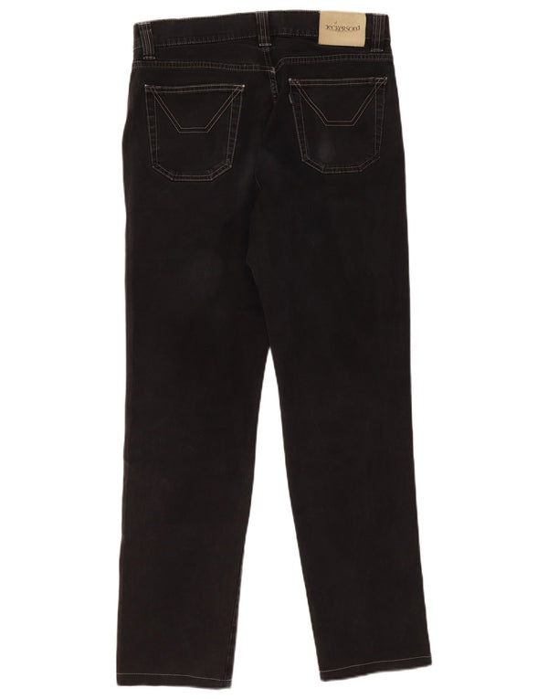 Calça casual reta masculina Jeckerson W31 L30 algodão preto