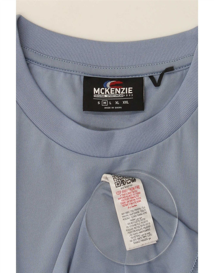 Mckenzie T-shirt da uomo Top blu medio poliestere