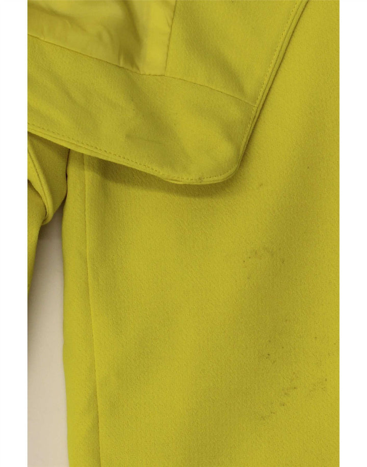Topshop Womens Open Bolero Jacke UK 16 Large Gelb Polyester