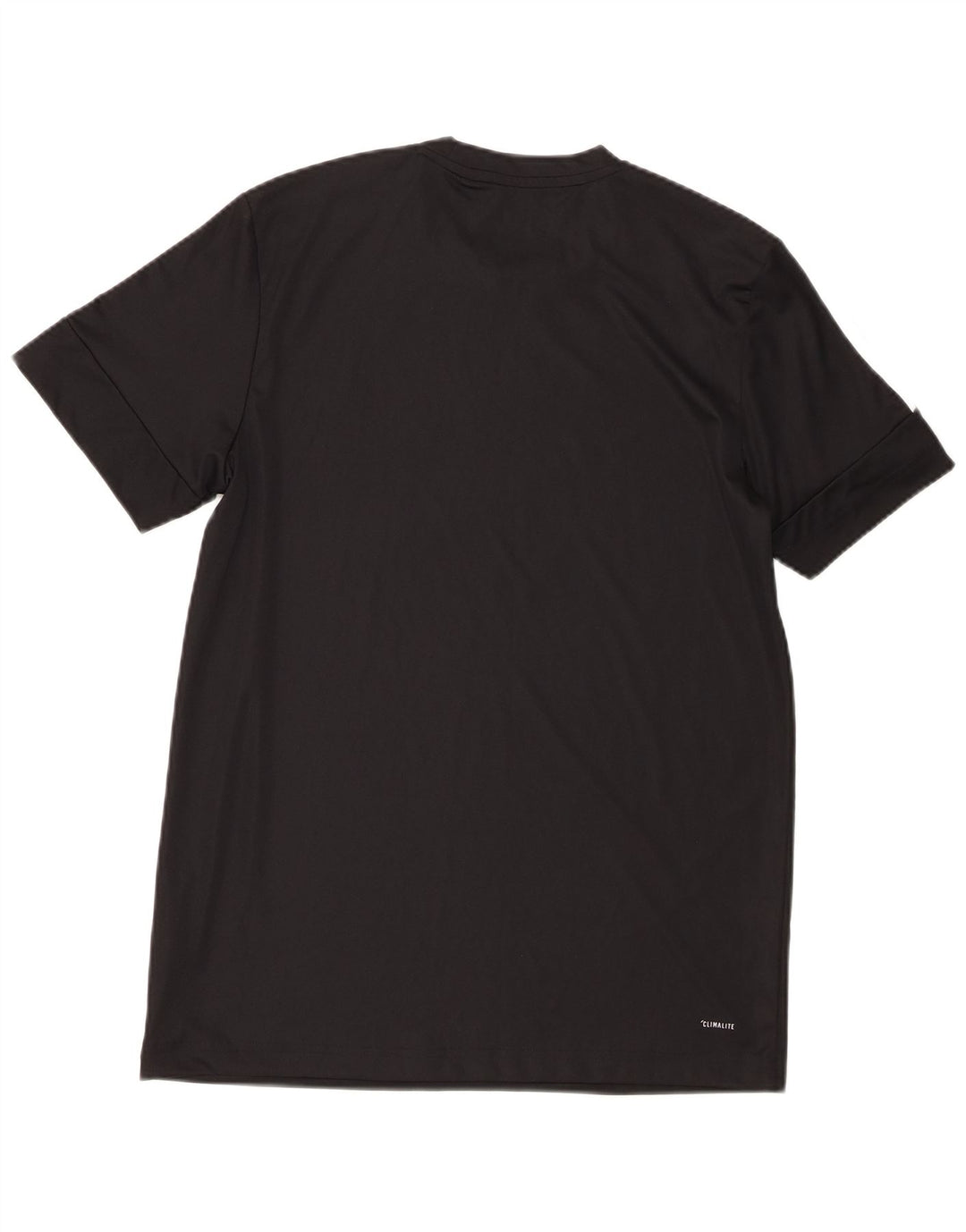 Adidas Herre Climalite Grafisk T-Shirt Top Medium Sort Polyester
