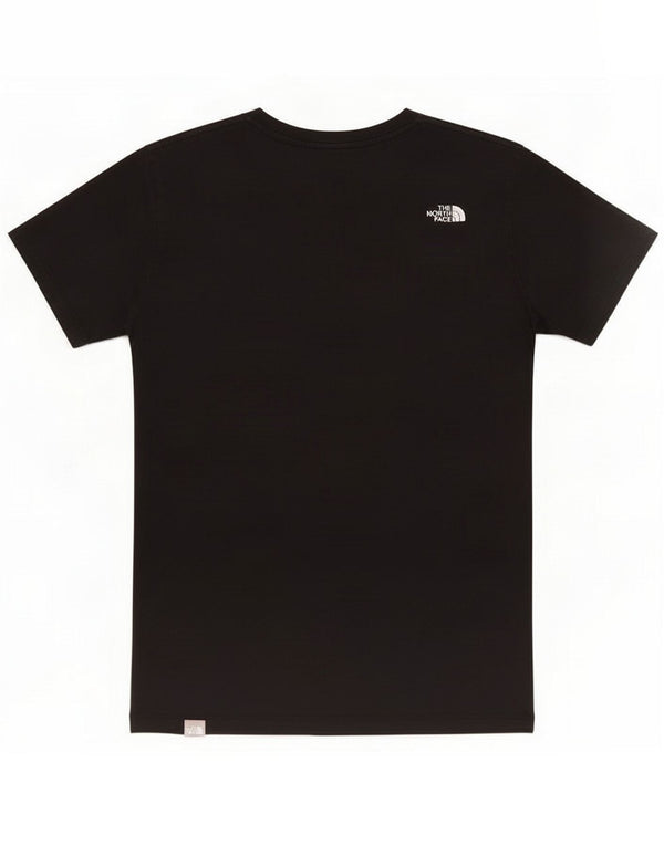 The North Face T-shirt grafica da donna UK 14 Large Nero Cotone