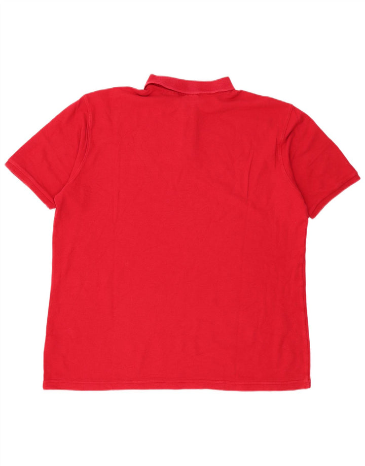 FILA Mens Polo Shirt 2XL Red Cotton