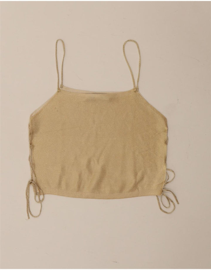Zara ženski kratki Cami Top UK 12 Srednje bež