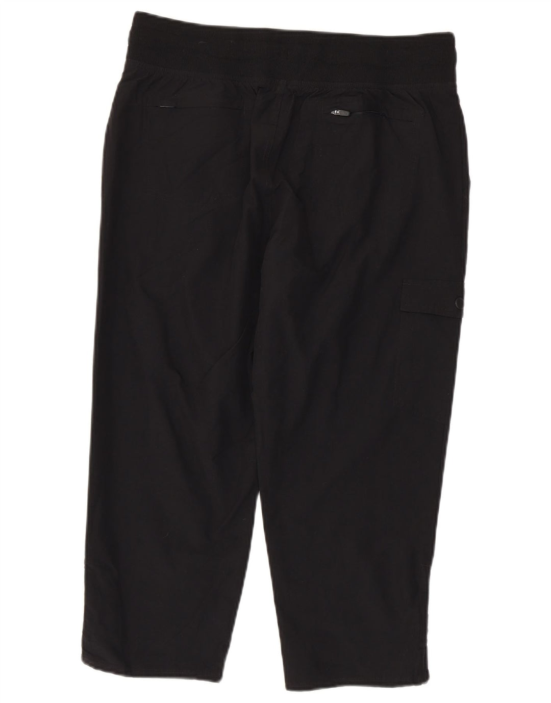EDDIE BAUER Womens Straight Cargo Capri Trousers  Medium W30 L22 Black