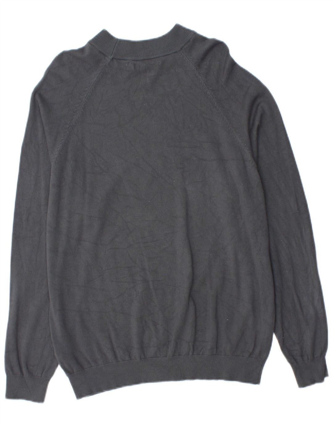 Zara Womens Turtle Neck Jumper Sweater UK 14 Medium Grey Viscose