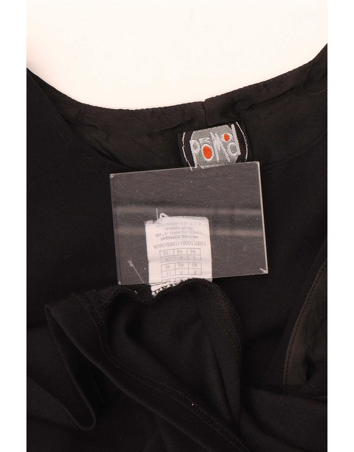 Promod Vestido recto sin mangas para mujer UK 42 Mediano Poliamida negra