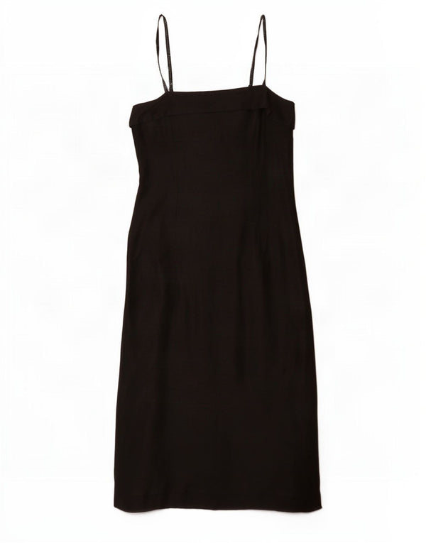Brunella Dame Slip Dress UK 12 Medium Black Viscose