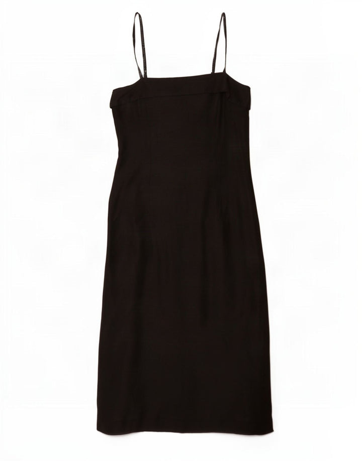 Brunella Dame Slip Dress UK 12 Medium Black Viscose