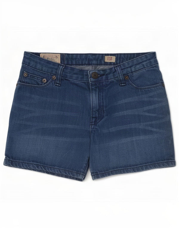 Polo Ralph Lauren Pantaloncini di jeans per ragazze 11-12 anni W26 Cotone blu