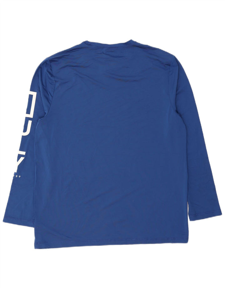 Hurley Herre Grafisk Top Langærmet XL Blå Polyester