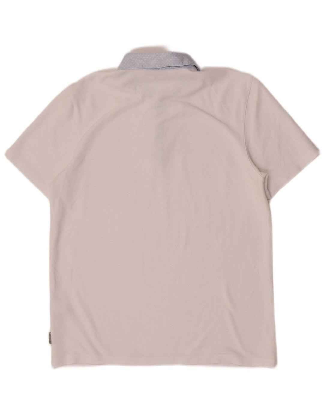 Ted Baker Mens Polo Shirt Size 3 Medium White Viscose
