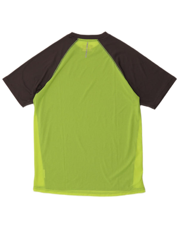 Under Armour Mens Heat Gear T-Shirt Top Medium Grey Colourblock
