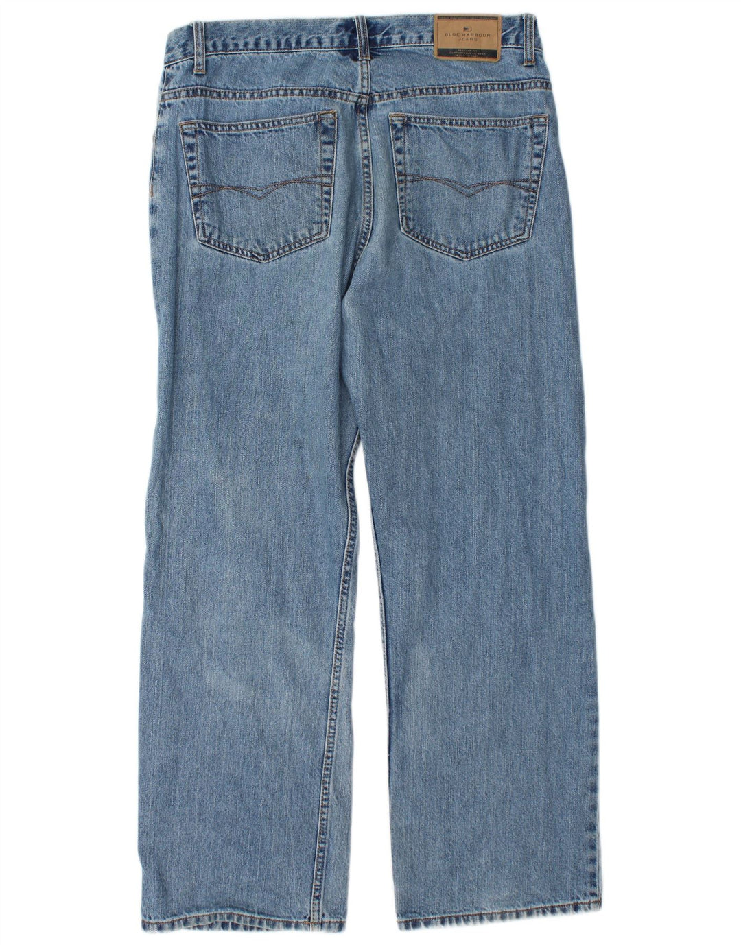 Marks & Spencer Jean droit Blue Harbor homme W34 L29 coton bleu