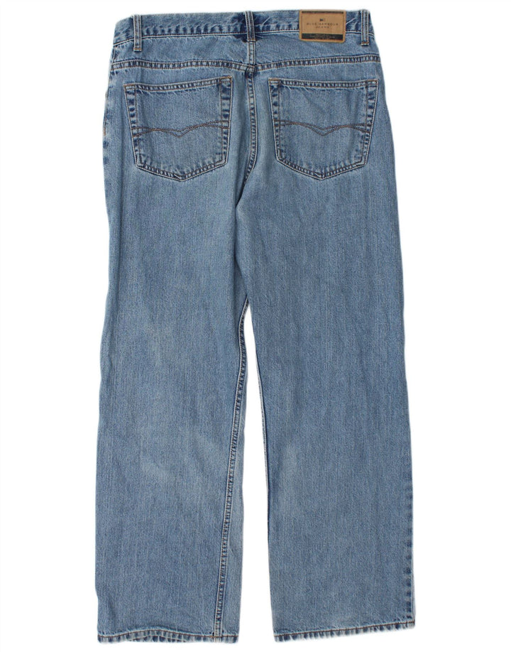 Marks & Spencer Jean droit Blue Harbor homme W34 L29 coton bleu
