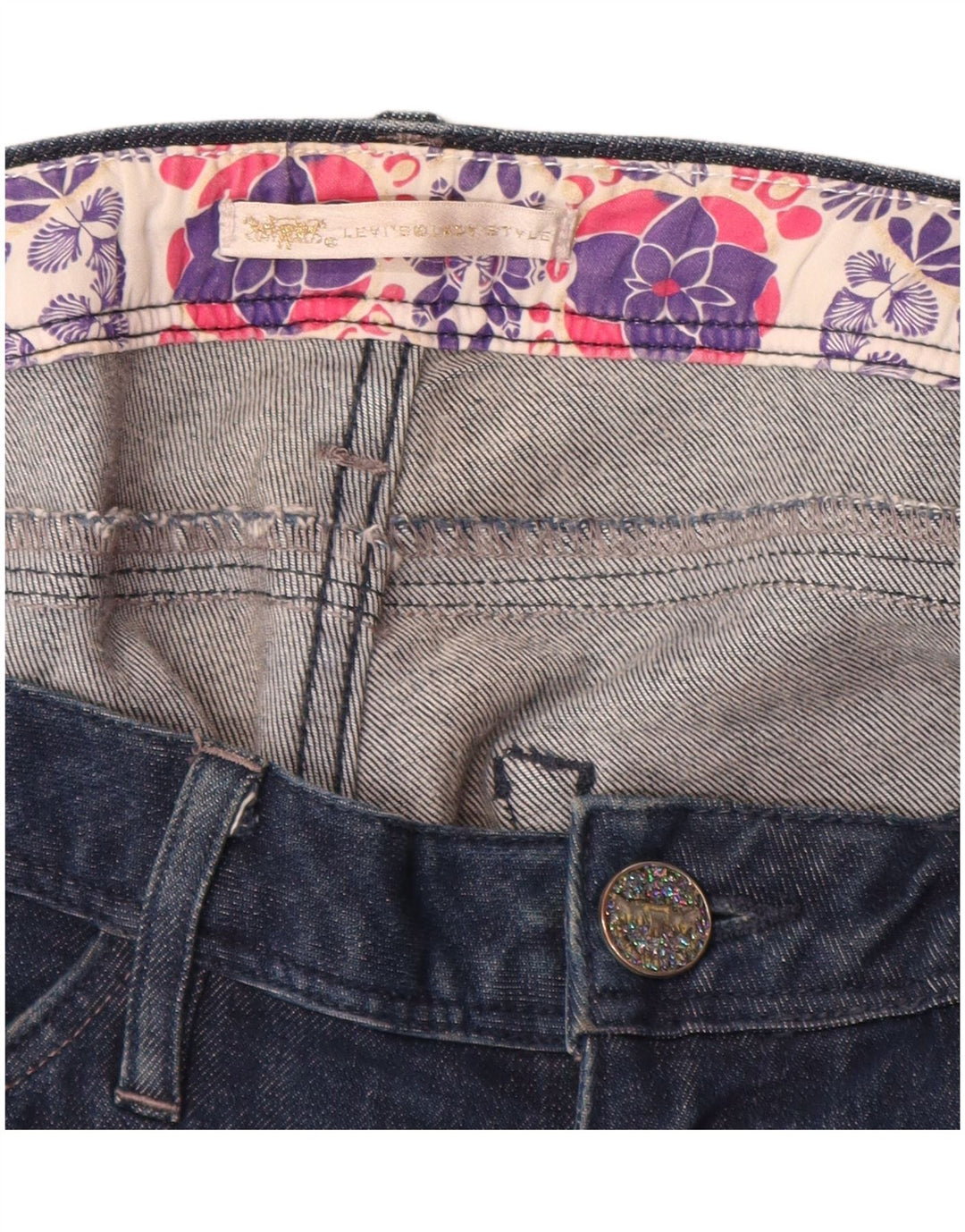 Levi's Slim Jeans til kvinder W32 L30 Marineblå