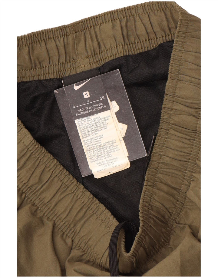 Nike Mens Sport Shorts Small Caqui Poliéster