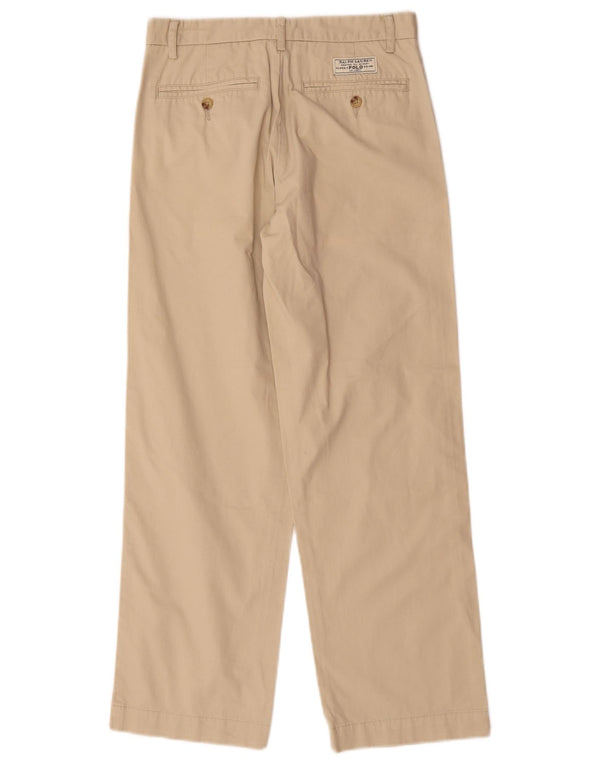 Polo Ralph Lauren drenge lige chinobukser 11-12 år W26 L26 Beige
