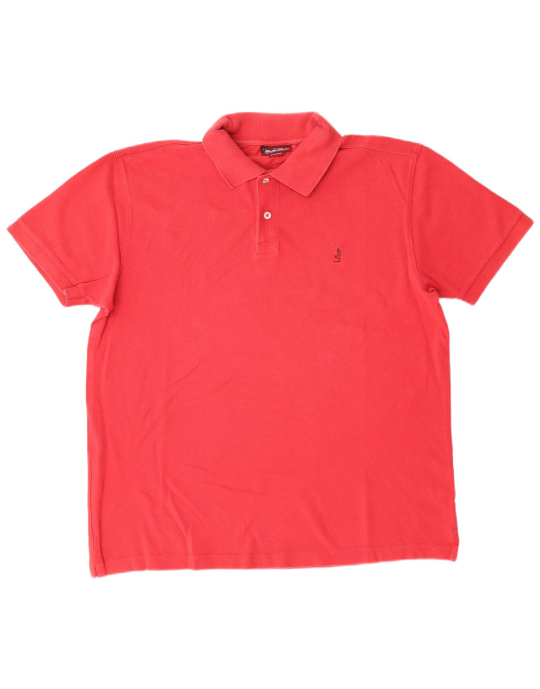 MARLBORO CLASSICS Mens Polo Shirt XL Red Cotton