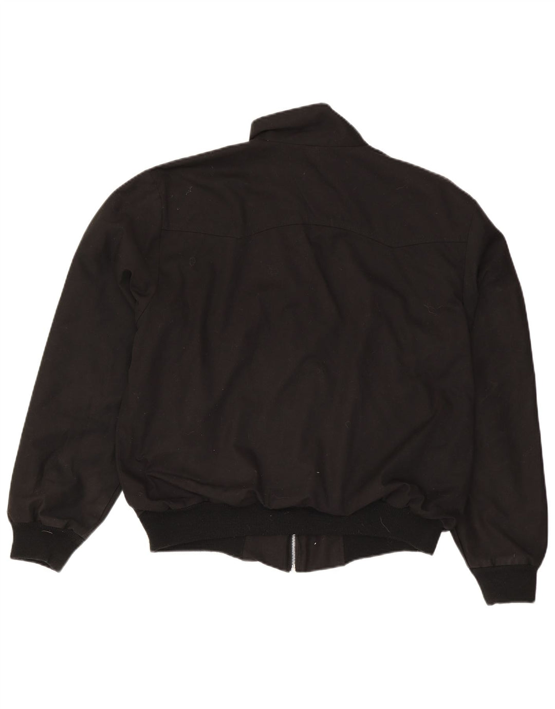 Chaqueta bomber vintage para hombre Reino Unido 42 XL Poliéster negro