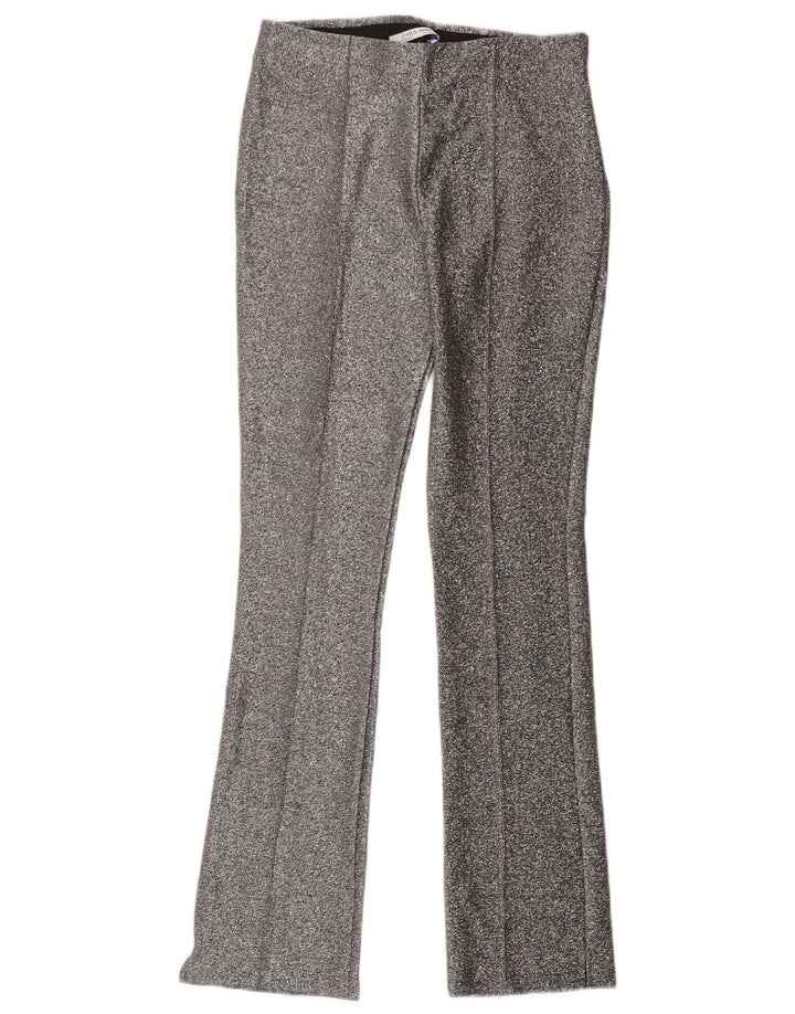 Zara Womens Trafaluc Bootcut Casual Trousers Medium W28 L30 Silver