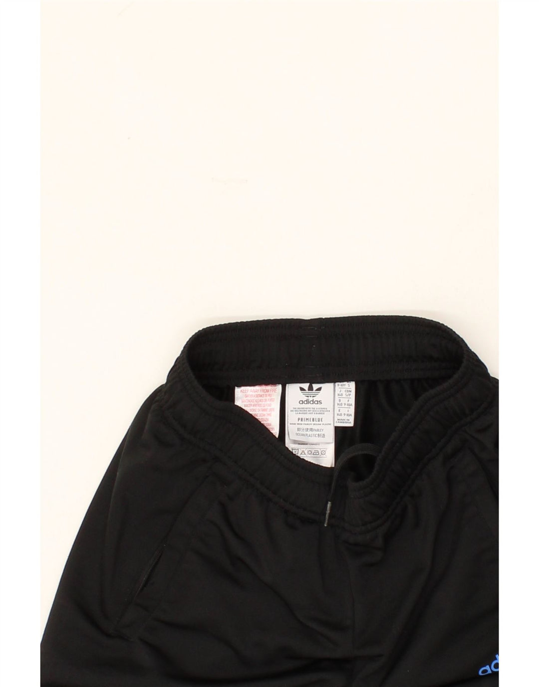 ADIDAS Boys Sport Shorts 9-10 Years Black Polyester Vintage Adidas and Second-Hand Adidas from Messina Hembry 