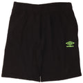 UMBRO Mens Sport Shorts Medium Black Cotton