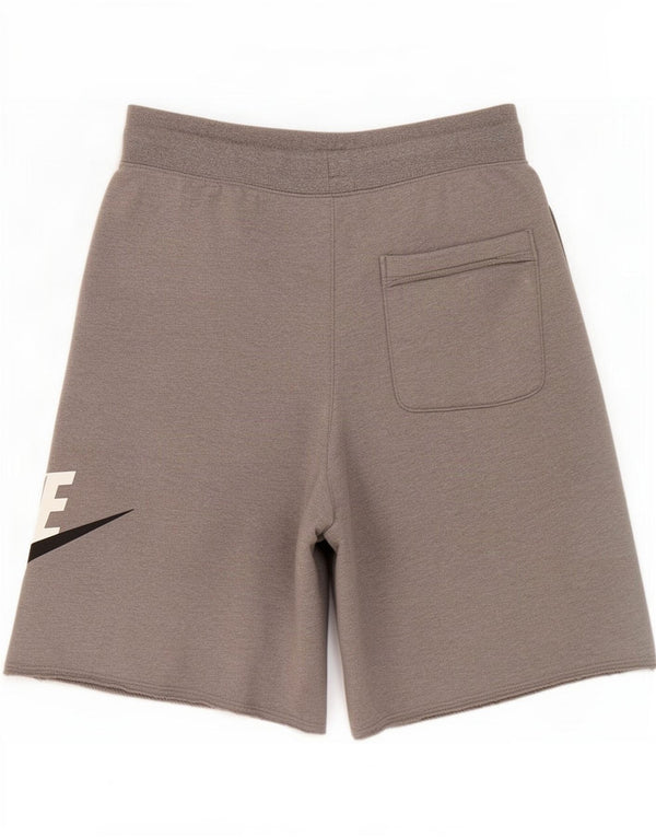 Nike Mens Graphic Sport Shorts Small Grey Cotton