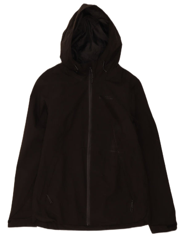 Chaqueta impermeable con capucha para mujer Mountain Warehouse UK 8 Small Poliéster negro