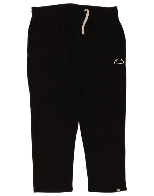 Ellesse Mens Capri Tracksuit Trousers Small Black