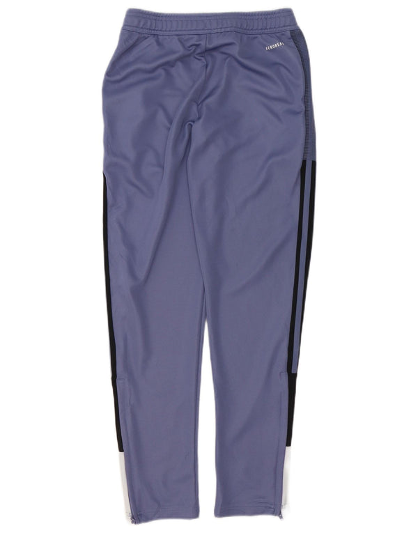Pantaloni della tuta Adidas Aeroready per ragazze 11-12 anni Viola Colourblock