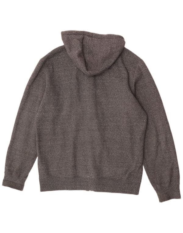 Maglione con cappuccio e zip da uomo Champion XL in cotone color block grigio