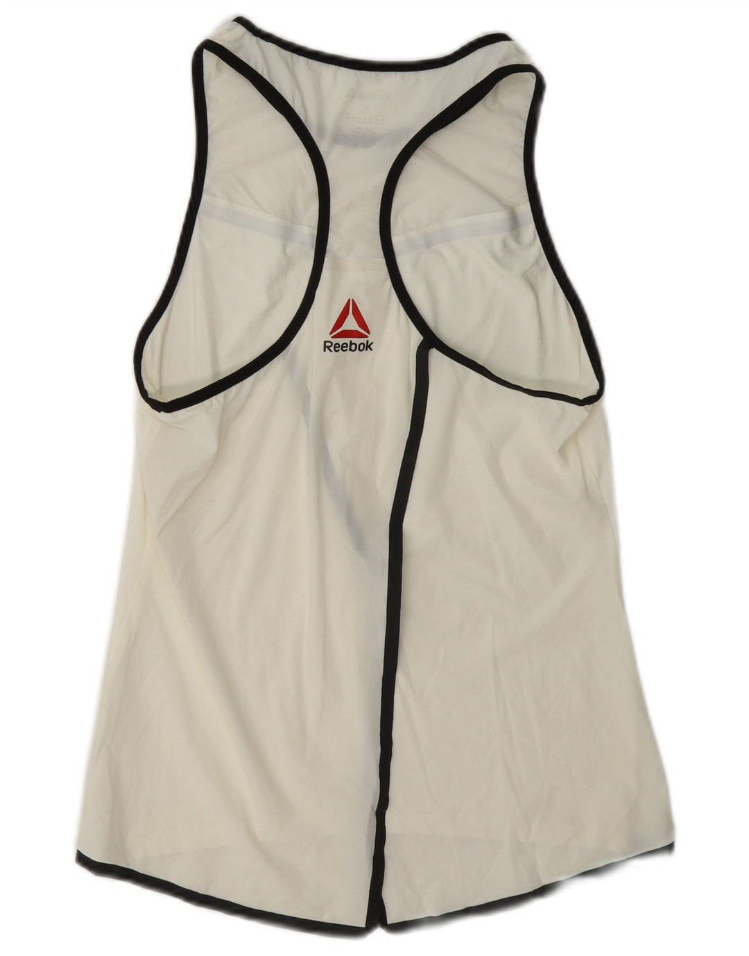 Canottiera grafica Reebok da donna UK 8/10 Small Bianca