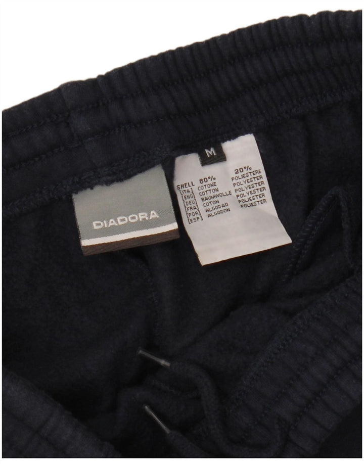DIADORA Mens Tracksuit Trousers Medium  Navy Blue Cotton